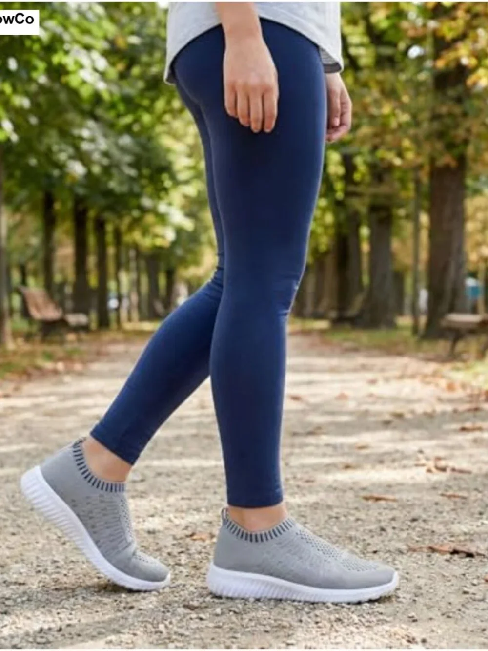 Women's Slip On Walking Shoes Breathable Mesh Lightweight Casual Sneakers
